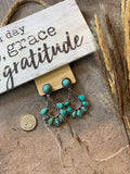 Turquoise Flare Earrings